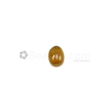 19.30 x 14.20 mm - Dark Yellow Tourmaline Oval Cabochon - 1 Pieces - 20.10 carats (ToCab1083)