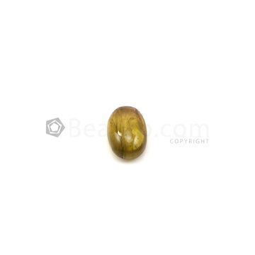 21 x 15 mm - Dark Yellow Tourmaline Oval Cabochon - 1 Pieces - 26.45 carats (ToCab1086)