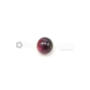 18 x 14.20 mm - Dark Pink Cat's Eye Tourmaline Oval Cabochon - 1 Pieces - 37.56 carats (ToCab1091)