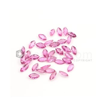 9 x 4.50 mm - Medium Pink Multi-Sapphire Marquise Cut Stones - 35 Pieces - 29.08 carats (MSCS1012)