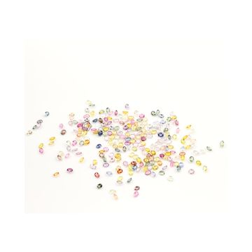 4 x 3 mm - Medium Tones Multi-Sapphire Oval Cut Stones - 232 Pieces - 52.86 carats (MSCS1025)