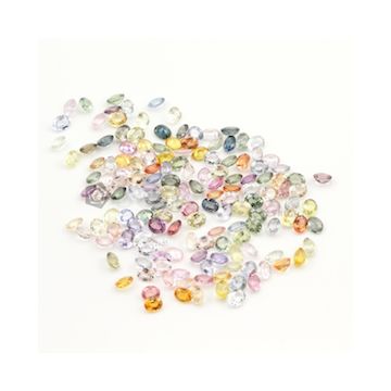 5 x 4 mm - Medium Tones Multi-Sapphire Oval Cut Stones - 154 Pieces - 70.04 carats (MSCS1028)