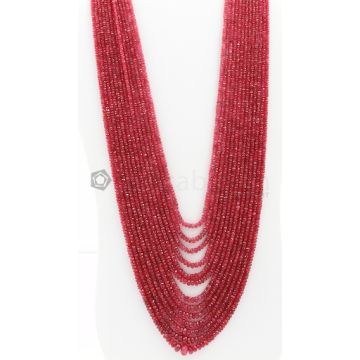 2.50 to 9.00 mm - Medium Purple-Red Spinel Faceted Beads - 13 Lines - 900.75 carats - SPNFB1013
