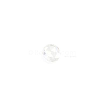 0.59 ct. Oval (H-SI1) White Rose Cut Diamond - 6.80 x 5.50 x 1.5 mm (WDRC1098)