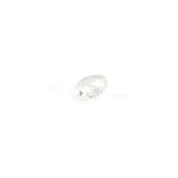 0.58 ct. Oval (I-VVS2) White Rose Cut Diamond - 7.3 x 5.5 x 1.5 mm (WDRC1111)