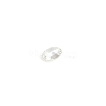 0.59 ct. Oval (G-VS1) White Rose Cut Diamond - 6.6 x 5 x 1.9 mm (WDRC1104)