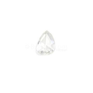 0.93 ct. Pear (J-VS1) White Rose Cut Diamond - 9.50 x 6.10 x 1.65 mm (WDRC1070)