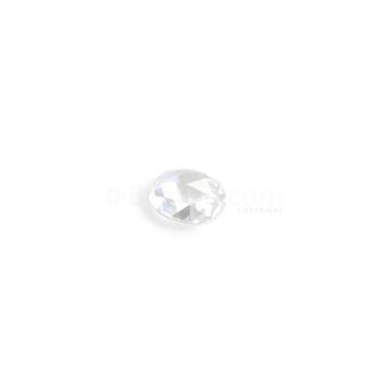 0.59 ct. Oval (G-VS2) White Rose Cut Diamond - 6.10 x 4.9 x 2.10 mm (WDRC1093)