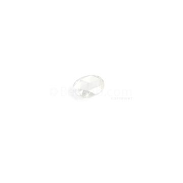 0.66 ct. Oval (H-VS2) White Rose Cut Diamond - 6.5 x 5.5 x 1.8 mm (WDRC1107)