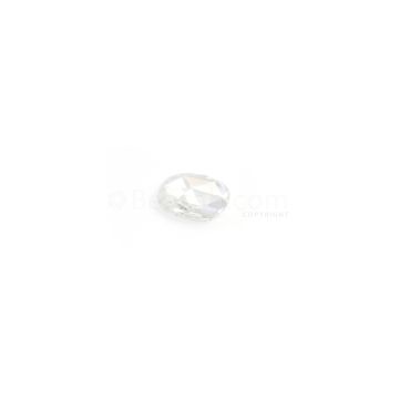 0.58 ct. Oval (I-VS2) White Rose Cut Diamond - 7 x 5.2 x 1.7 mm (WDRC1110)