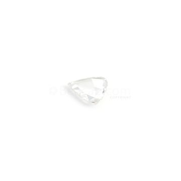 0.98 ct. Pear (H-VS1) White Rose Cut Diamond - 8.60 x 7.10 x 1.80 mm (WDRC1067)