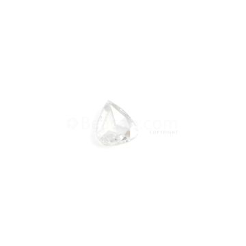 0.95 ct. Pear (G-SI1) White Rose Cut Diamond - 8.20 x 6.30 x 2 mm (WDRC1039)