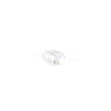 1.05 ct. Pear (H-VS2) White Rose Cut Diamond - 8.20 x 5.8 x 2.6 mm (WDRC1050)