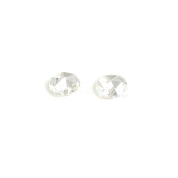 1.44 ct. Round  (H-VS1) White Rose Cut Diamond - 6.3 x 2.3 mm & 6.3 x 2.2 mm (WDRC1133)