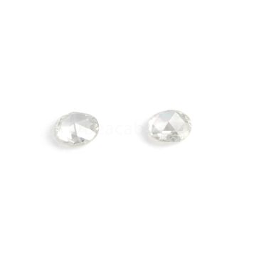 1.25 ct. Round (G-VS1) White Rose Cut Diamond - 6 x 2 & 6 x 1.8 mm (WDRC1121)