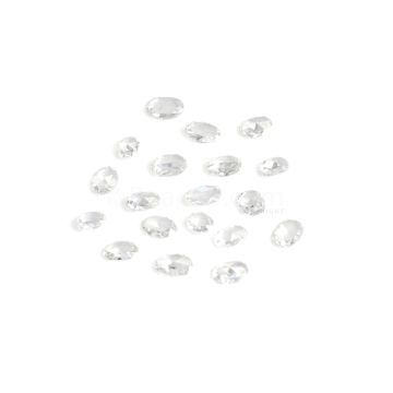 6.65 ct. Oval (-) White Rose Cut Diamond -  (WDRC1137)