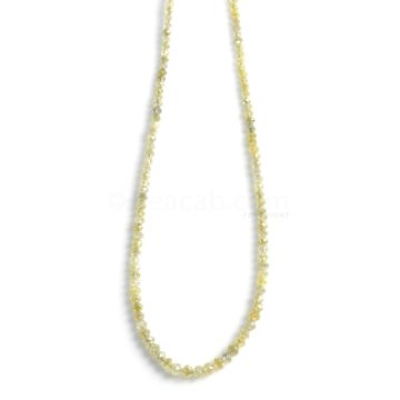 1 Line - Yellow Diamond Faceted Beads - 19.04 cts - 2 to 3.2 mm (YDIA1038)