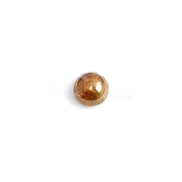 1 Pc - Brown Diamond Round Rose Cut - 1.56 cts - 6.60 x 4 mm (DRC1327)