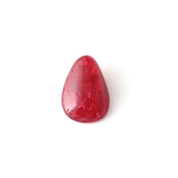 1 Pc - Medium Red Spinel in Free Form Tumbled Shape - 38.15 cts - 23 x 18 x 10.1 mm (SPNFF1014)