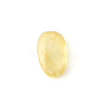1 Pc - Medium Yellow Yellow Sapphire in Free Form Tumbled Shape - 41.32 cts - 27 x 16.7 x 9.3 mm (YSFF1003)