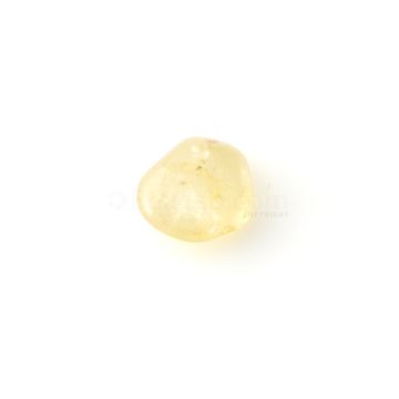 1 Pc - Medium Yellow Yellow Sapphire in Free Form Tumbled Shape - 28.42 cts - 17.9 x 16.4 x 8.7 mm (YSFF1005)