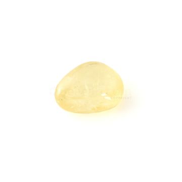1 Pc - Medium Yellow Yellow Sapphire in Free Form Tumbled Shape - 50.20 cts - 22 x 14.4 x 13.3 mm (YSFF1007)