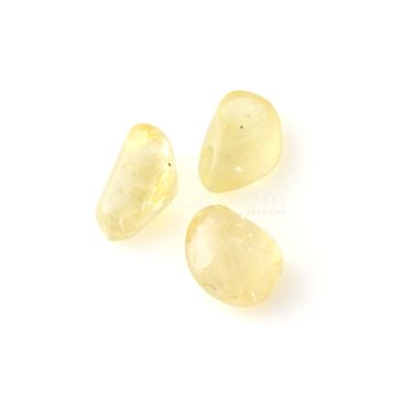 1 Pc - Medium Yellow Yellow Sapphire in Free Form Tumbled Shape - 80.68 cts (YSFF1011)