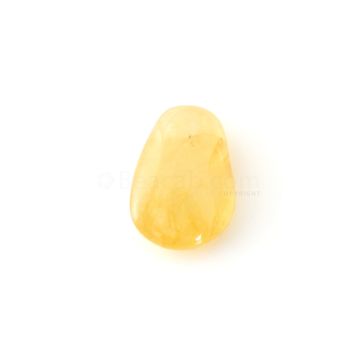 1 Pc - Medium Yellow Yellow Sapphire in Free Form Tumbled Shape - 44.84 cts - 25 x 17.5 x 9.8 mm (YSFF1014)