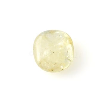 1 Pc - Medium Yellow Yellow Sapphire in Free Form Tumbled Shape - 109.77 cts - 25 x 23.7 x 13.2 mm (YSFF1010)