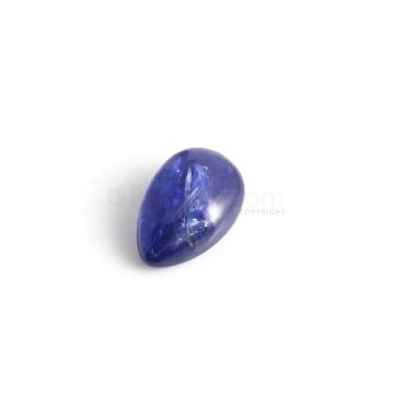 1 Pc - Unheated Blue Ceylon Sapphire Tumbled Cabochon - 9.05 cts. - 15 x 9.5 mm (SFF1015)
