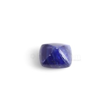 1 Pc - Unheated Blue Ceylon Sapphire Tumbled Cabochon - 11.12 cts. - 12 x 11 x 8 mm (SFF1017)