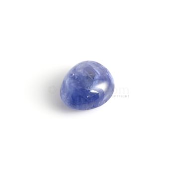 1 Pc - Unheated Blue Ceylon Sapphire Tumbled Cabochon - 13.20 cts. - 14.4 x 12 mm (SFF1019)