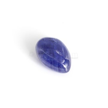 1 Pc - Unheated Blue Ceylon Sapphire Tumbled Cabochon - 19.20 cts. - 18 x 12.5 mm (SFF1020)