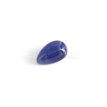 1 Pc - Unheated Blue Ceylon Sapphire Tumbled Cabochon - 9.52 cts. - 15 x 11 mm (SFF1022)