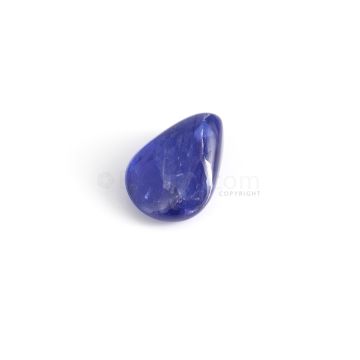 1 Pc - Unheated Blue Ceylon Sapphire Tumbled Cabochon - 9.00 cts. - 14 x 10.8 mm (SFF1023)