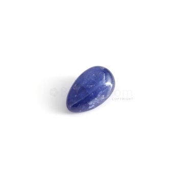 1 Pc - Unheated Blue Ceylon Sapphire Tumbled Cabochon - 5.80 cts. - 11 x 9 mm (SFF1026)