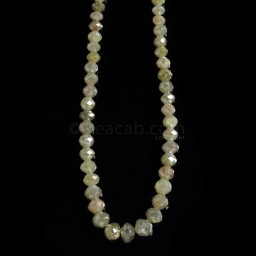 1 Line - Medium Fancy Diamond Faceted Beads - 54.14 cts. - 3 to 5.7 mm (FNCYDIA1076)