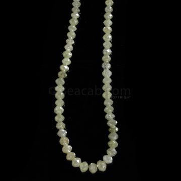 1 Line - Light Fancy Diamond Faceted Beads - 27.99 cts. - 1.7 to 4.4 mm (FNCYDIA1079)