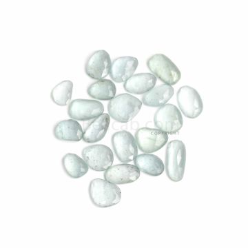 21 Pcs - Light Blue Aquamarine Rose Cut - 73.03 ct. - 12.5 x 10.2 mm to 19.5 x 8.4 mm (AQRC1002)