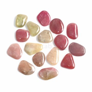 16 Pcs - Medium Tones Multi-Sapphire Slices - 411.89 ct. - 23 x 18.1 mm to 25 x 17.8 mm (MSPS1005)