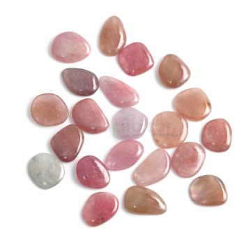 21 Pcs - Medium Tones Multi-Sapphire Slices - 333.51 ct. - 18.5 x 16 mm to 24 x 13.5 mm (MSPS1007)