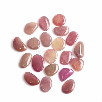 20 Pcs - Medium Tones Multi-Sapphire Slices - 306.09 ct. - 17.2 x 16.6 mm to 23.5 x 16.5 mm (MSPS1012)