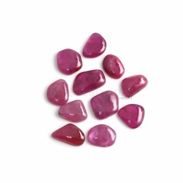 11 Pcs - Medium Tones Multi-Sapphire Slices - 104.01 ct. - 15.3 x 10.7 mm to 19.6 x 12.4 mm (MSPS1020)