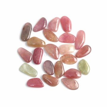 22 Pcs - Medium Tones Multi-Sapphire Slices - 257.86 ct. - 19.2 x 12.7 mm to 29.6 x 11.3 mm (MSPS1027)