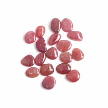 18 Pcs - Medium Tones Multi-Sapphire Slices - 175.53 ct. - 14.8 x 13.2 mm to 18.9 x 12.3 mm (MSPS1031)