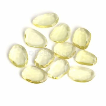 11 Pcs - Yellow Citrine Rose Cut - 188.74 ct. - 23 x 16 x 6 mm to 29 x 20 x 6 mm (CITRC1008)