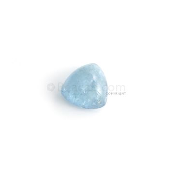 1 Pc - 10.41 ct. - Medium Blue Aquamarine Pear Cabochon - 14.3 x 14.1 x 7.8 mm (AQCAB1074)