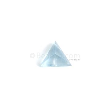 1 Pc - 4.66 ct. -Medium Blue Aquamarine Sugarloaf Cabochon - 14.4 x 12.7 x 6.2 mm (AQCAB1087)