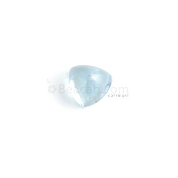1 Pc - 2.43 ct. -Medium Blue Aquamarine Sugarloaf Cabochon - 8.5 x 8.5 x 5.7 mm (AQCAB1011)