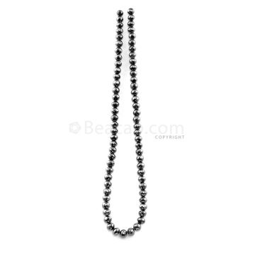 1 Line - 156.34 ct. - Black Diamond Faceted Beads - 5.90 to 7.20 mm - 15 in. (AABDIA1067)